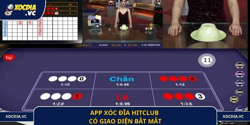 App xóc đĩa Hitclub có giao diện bắt mắt