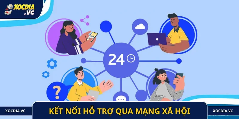 Kết nối CSKH qua hình thức mạng xã hội