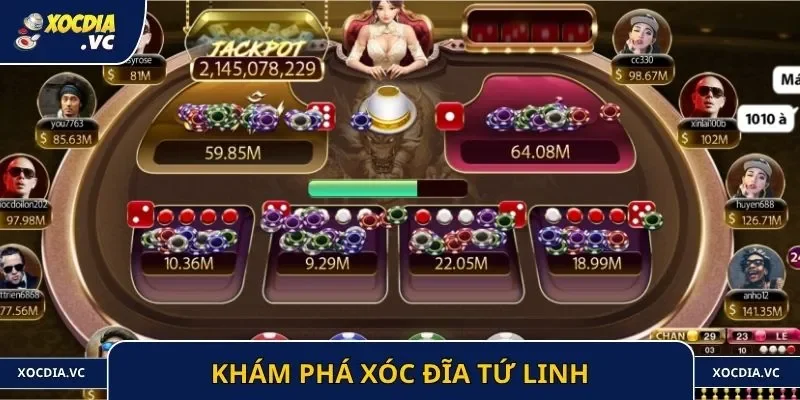 Khám phá xóc đĩa Tứ Linh