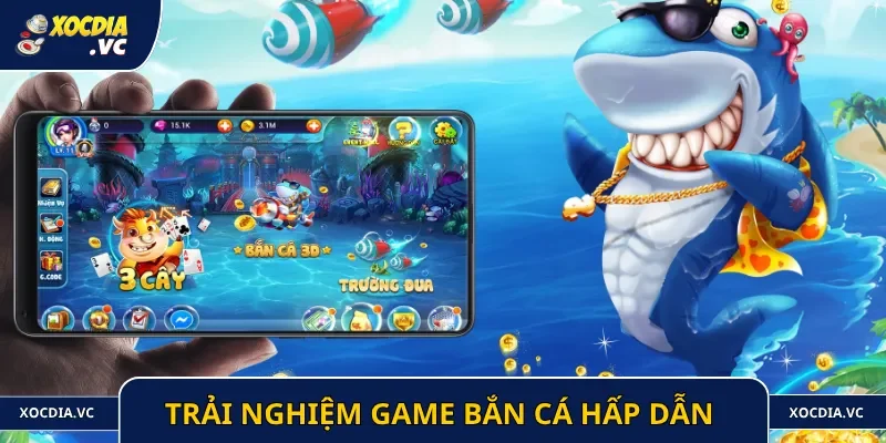 Săn bắn cá cực cuốn trên nền tảng xóc đĩa online