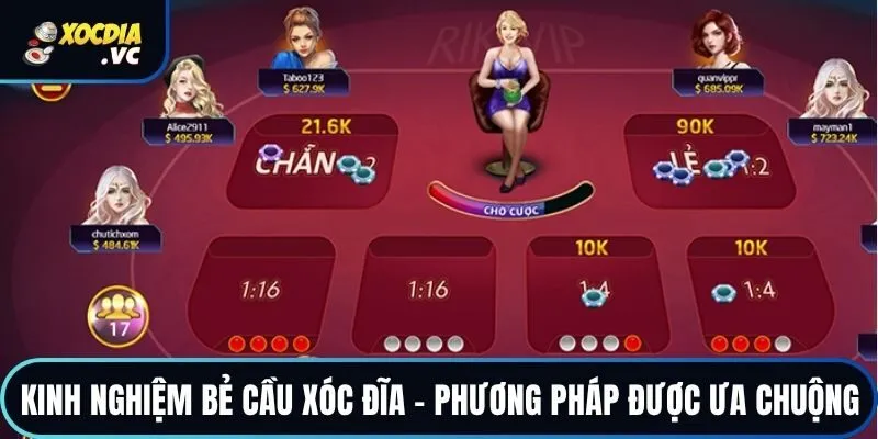 Kinh nghiệm bẻ cầu xóc đĩa - Phương pháp được ưa chuộng